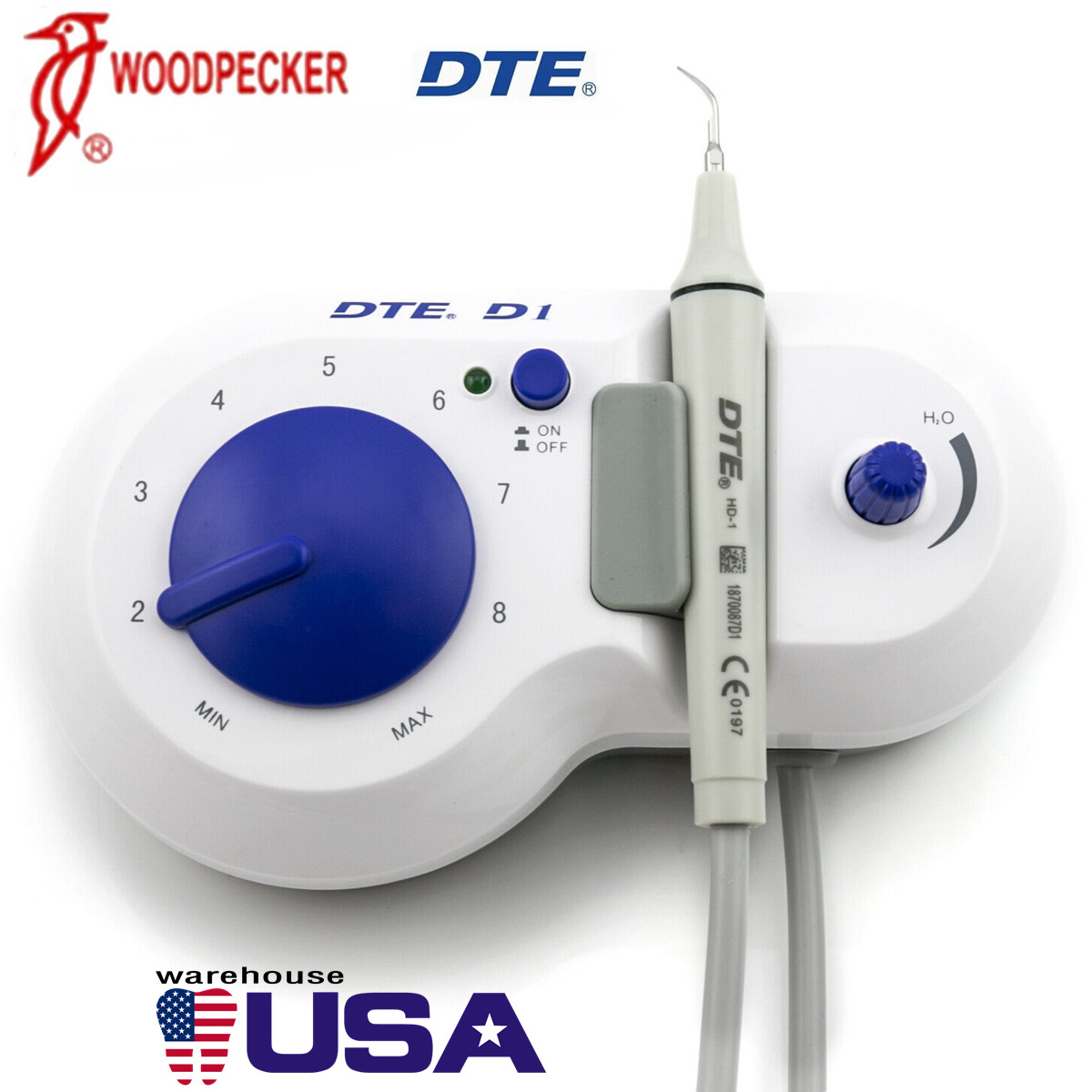 Original Woodpecker DTE D1 Blue Dental Ultrasonic Scaler Satelec Cavitron 110V