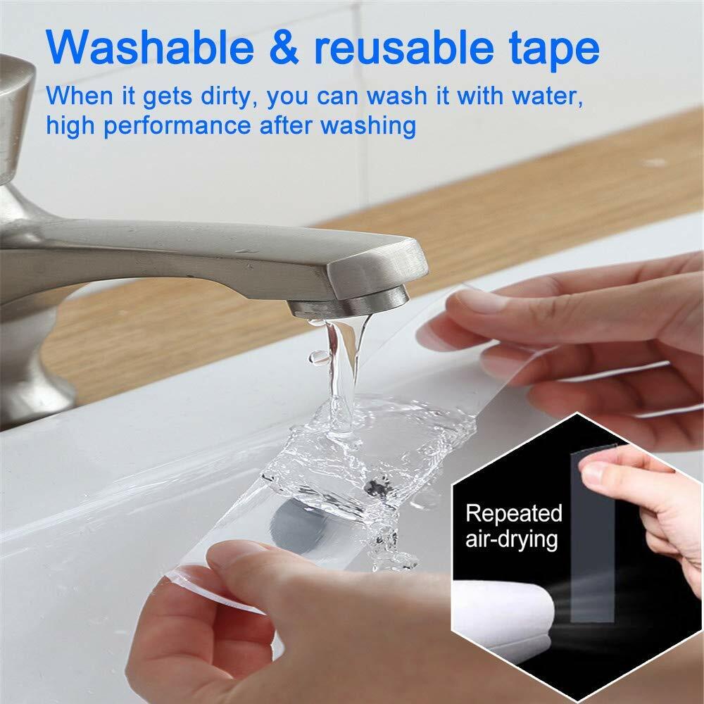 Nano Magic Tape Double Sided Traceless Washable Adhesive Invisible Gel 1M/3M/5M