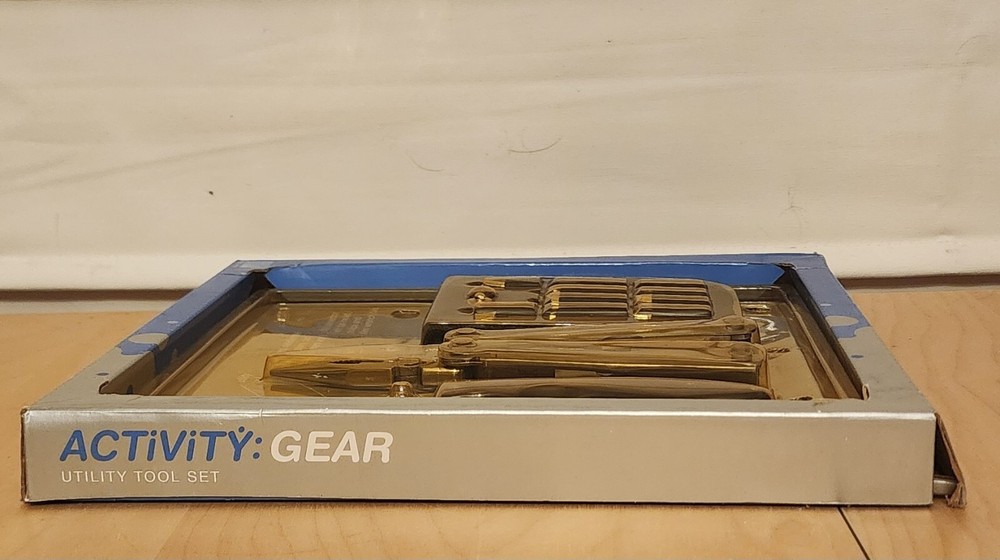 Target Activity Gear Utility Multi-Tool Set w/ Lock-blade Knife, Sheath & Bits