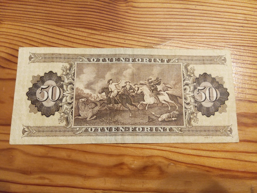 Eastern Block. 50 forints note 1986.