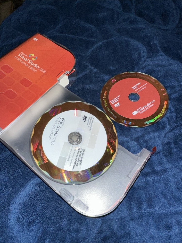 Microsoft Visual Studio 2008 Professional, SKU C5E-00245 + SQL Server 2005 w/key