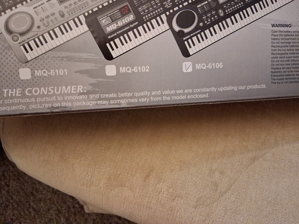 61 Key Electronic Keyboard