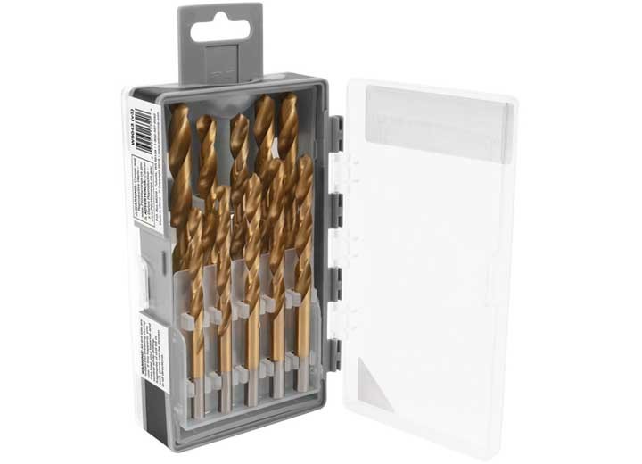 Performance Tool W9043 25pc Titanium Drill Bit Set