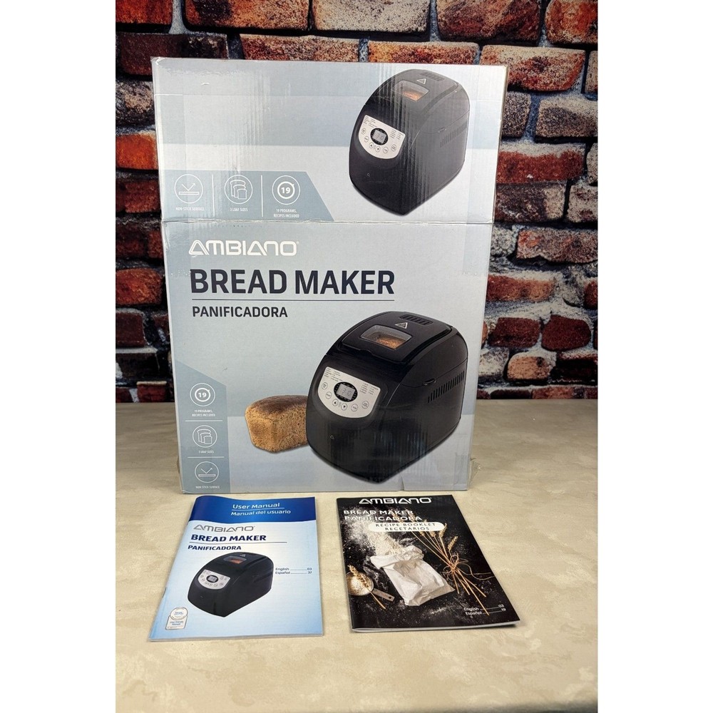 Ambiano Bread Maker – 19 Programable functions- Automatic Bread Machine