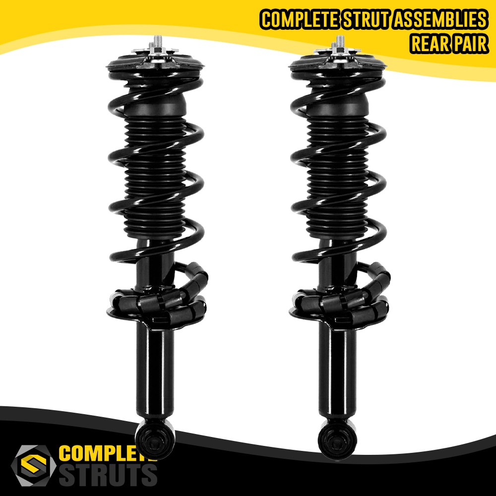 Rear Pair Complete Strut & Coil Spring Assemblies for 2017-2019 Subaru Impreza