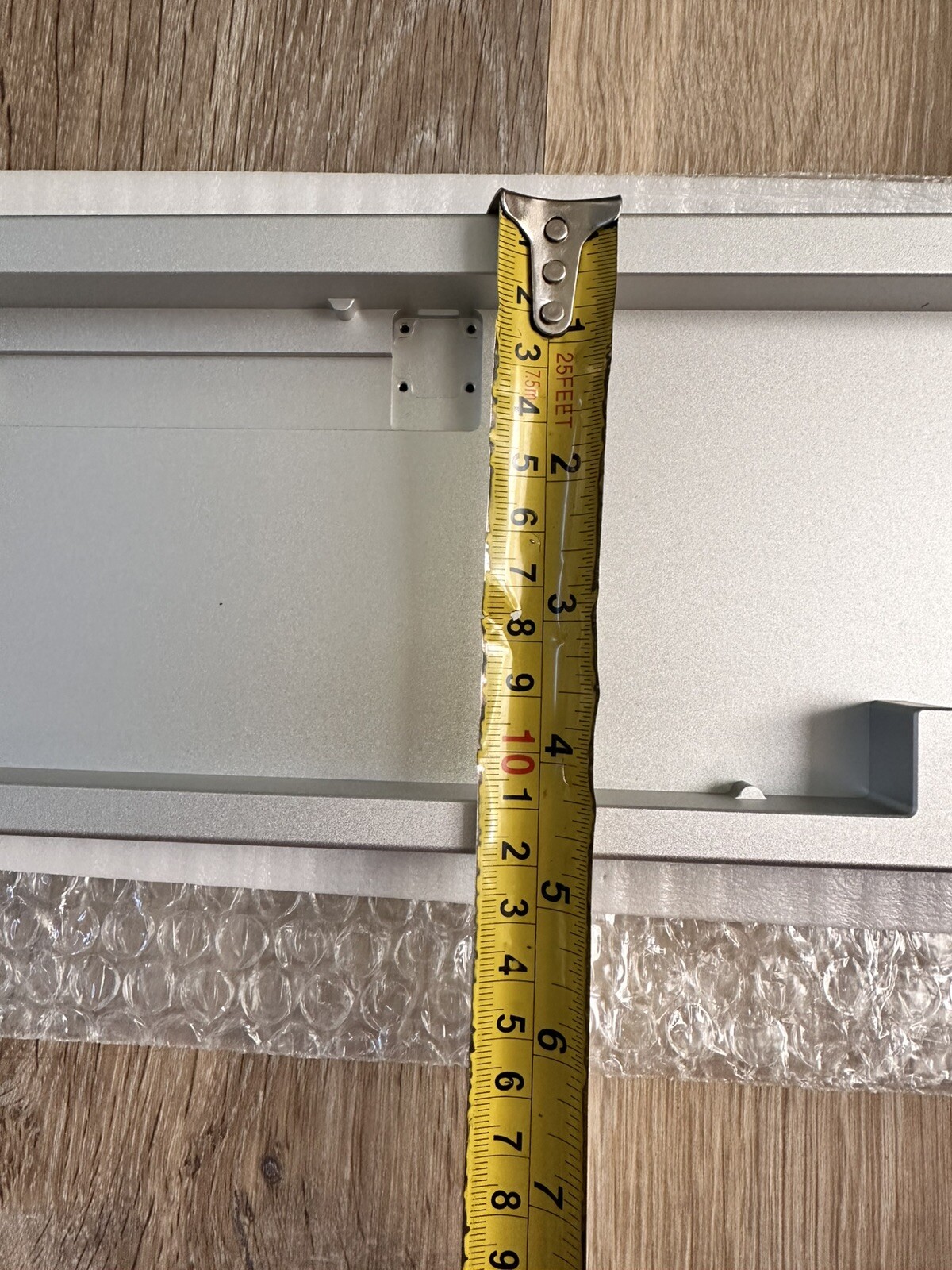 Silver Aluminum Mechanical Keyboard Case. New. Open Box