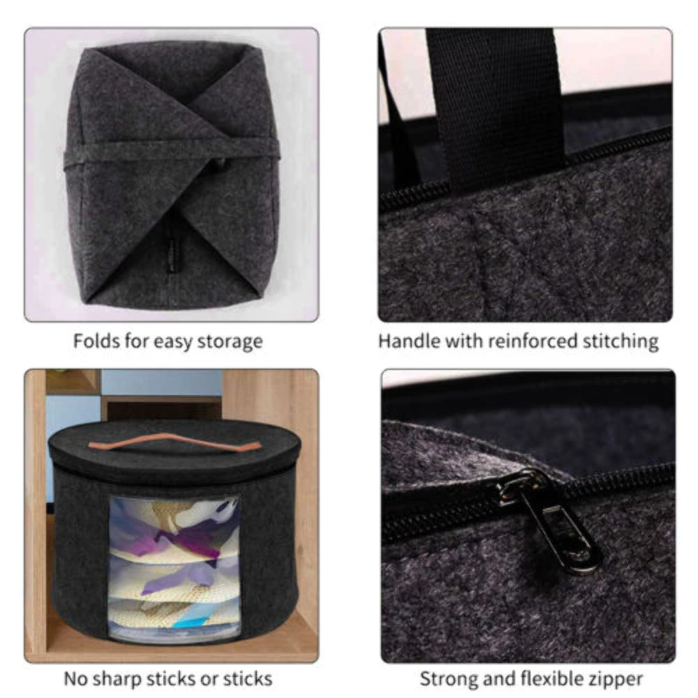 Hat Storage Box - Black