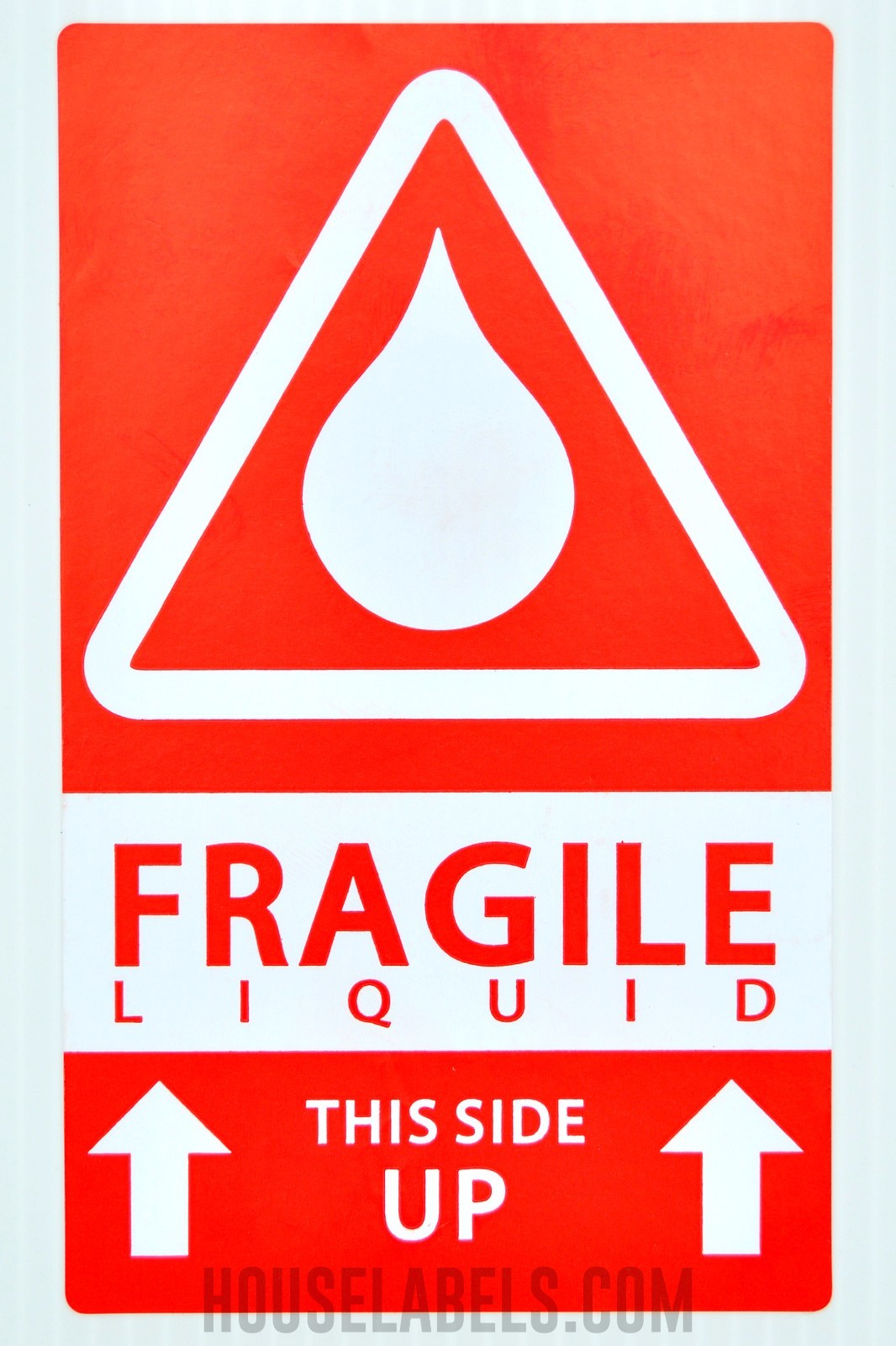 1 Roll ; 500 Labels 3x5 (3" x 5") Pre-Printed Fragile LIQUID This Way Up Labels