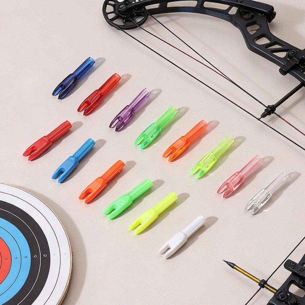Archery Arrows Nocks 24 Pack Orange - for (Compound/Recurve Bow)