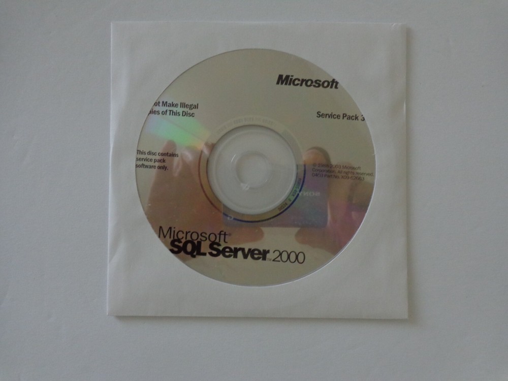 Microsoft SQL Server™ 2000 Enterprise Edition(New ! sealed CD +Key Code +25 CAL)