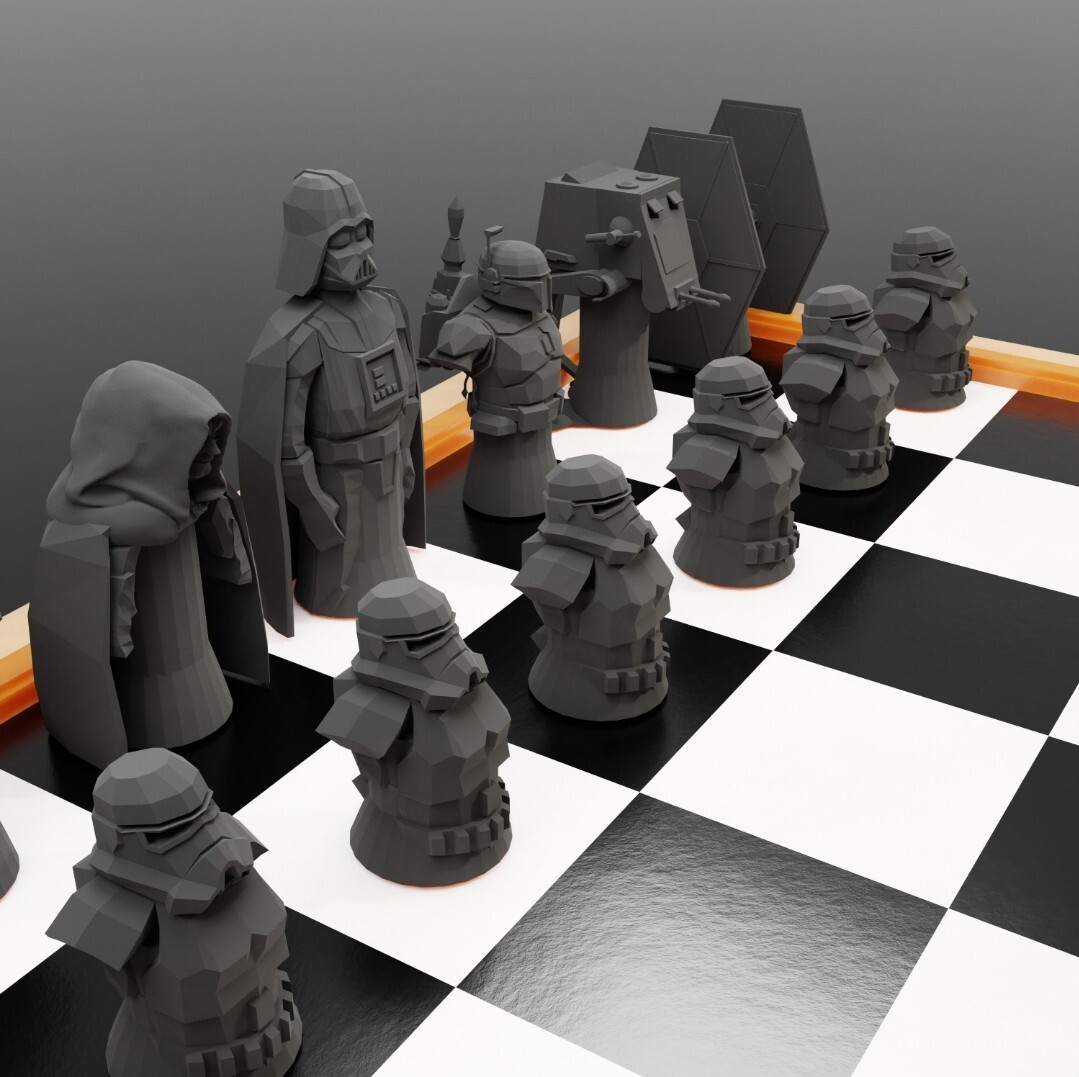 Star Wars Chess Set Remastered