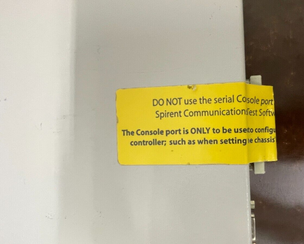 Spirent SMB-600B Performance Analysis System With LAN-3320A Module