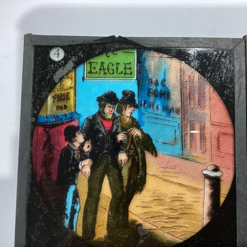 3 Vintage Magic Lantern Scenes