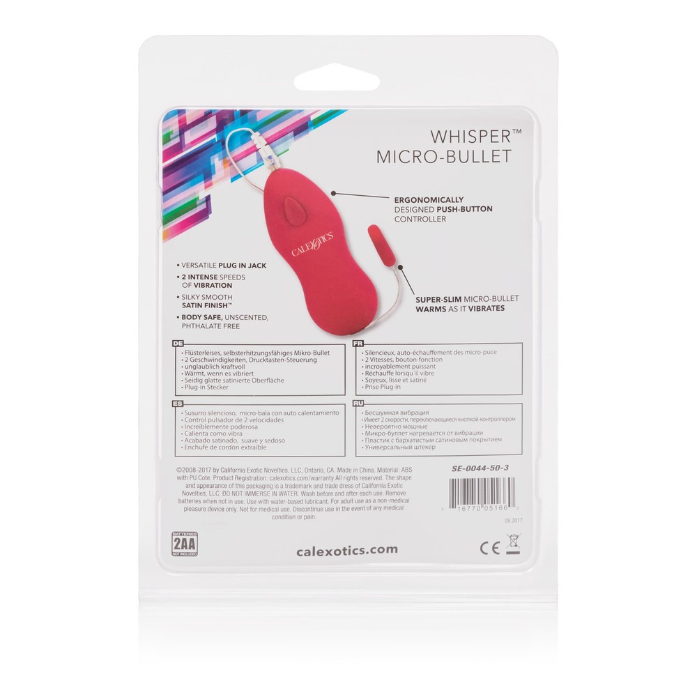 Calexotics Whisper Micro Bullet Vibrator Hp-Se0044503