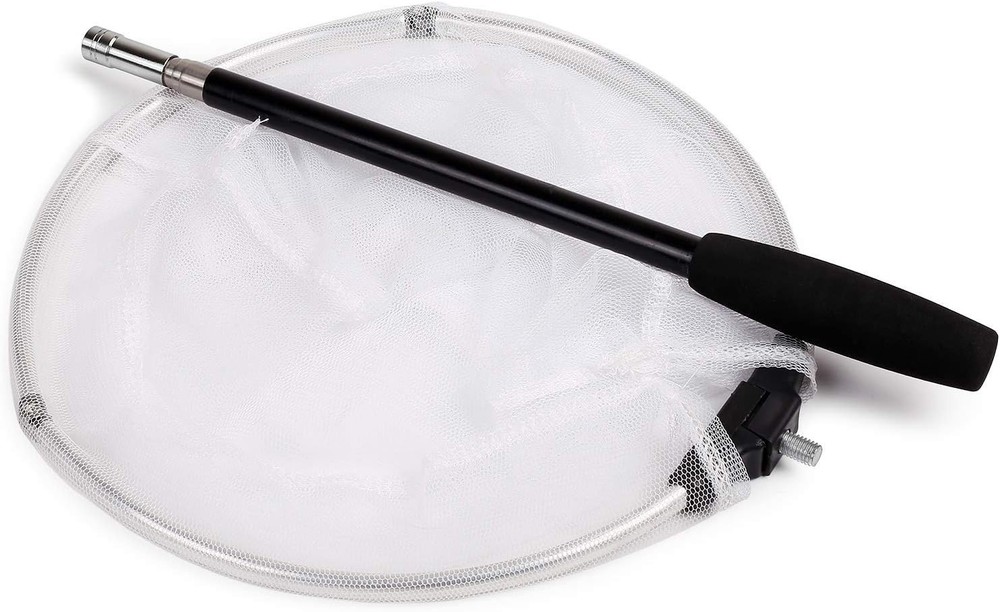 Foldable Insect Net with 10" Ring, 48" Telescopic Handle - Lightweight & Durable