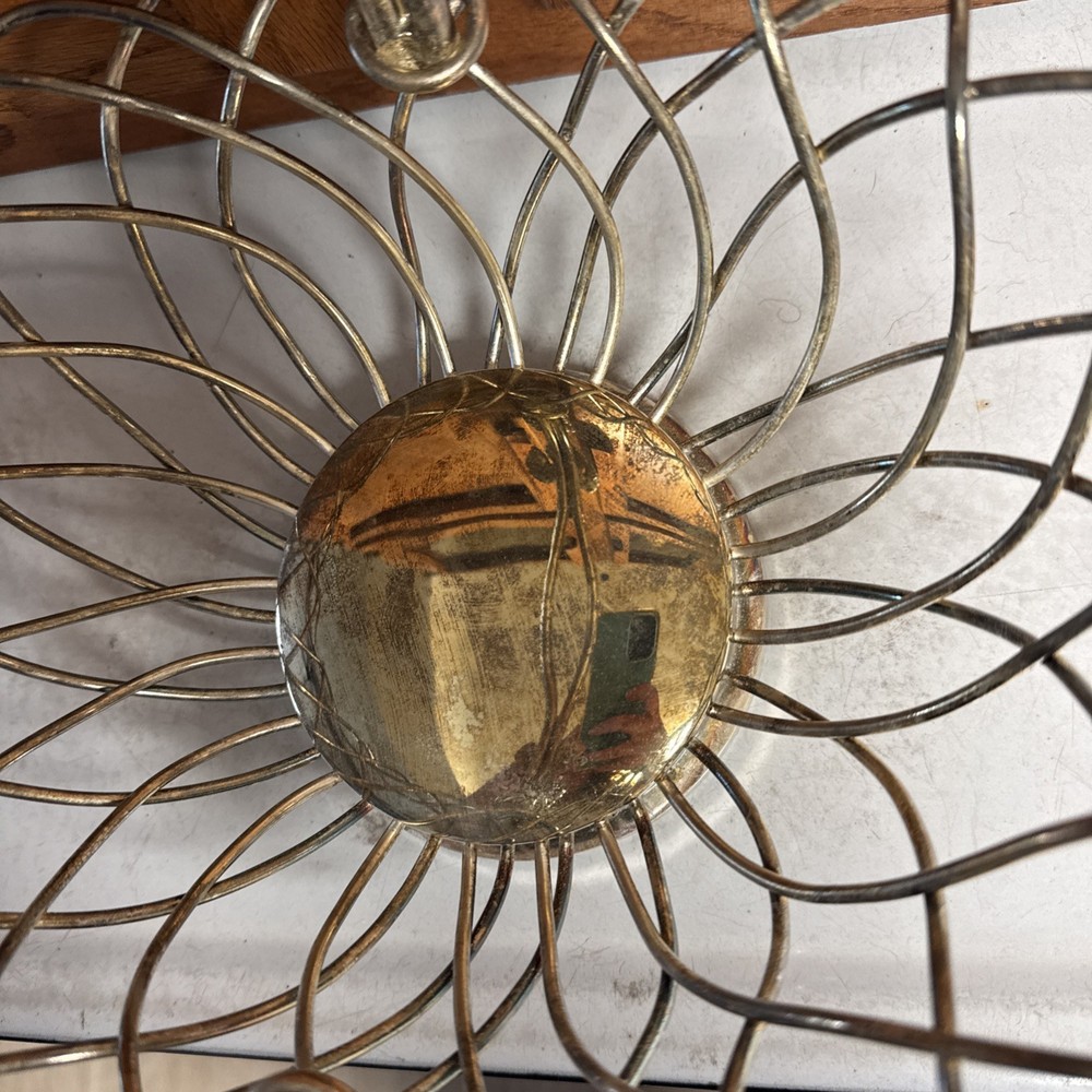 Godinger Silver Art Co. Silverplate Grape Design Handled Oval Fruit Basket & Box