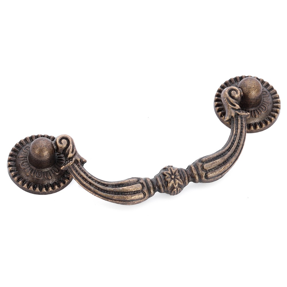 1~20PCS Vintage Drop Bail Dresser Pull Handle Drawer Pulls Rustic Antique Bronze