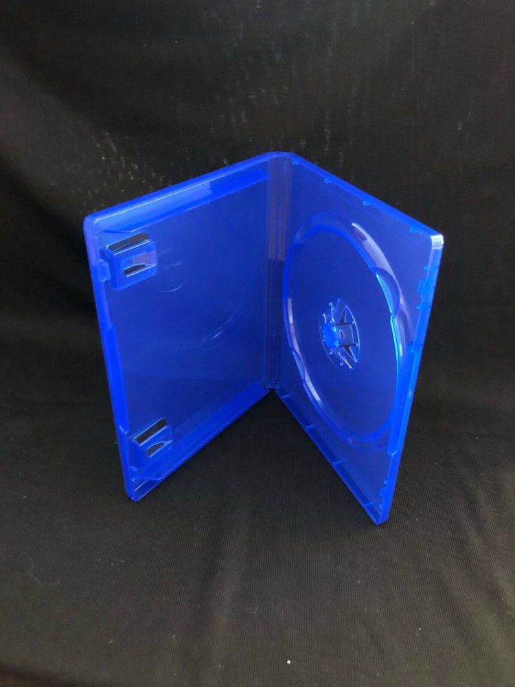 PS4 OFFICIAL BLUE GAMING COVER / CASES SINGLE  DISC - 14MM - QUANTITY 4 ONLY