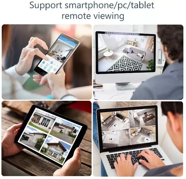 Floureon Security Camera NTSC System 8 AHD Cameras, 1080P, 8CH DVR