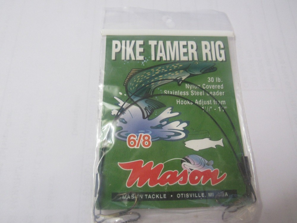 4 Pkgs Stinger Rigs- (1) Pike Tamer, (1) K & E Stopper  & (2) Unbranded 2 ea pkg