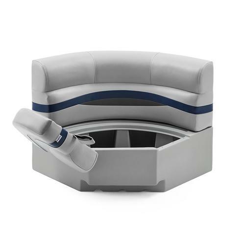 DeckMate 36" Premium Bow Radius Pontoon Boat Seat