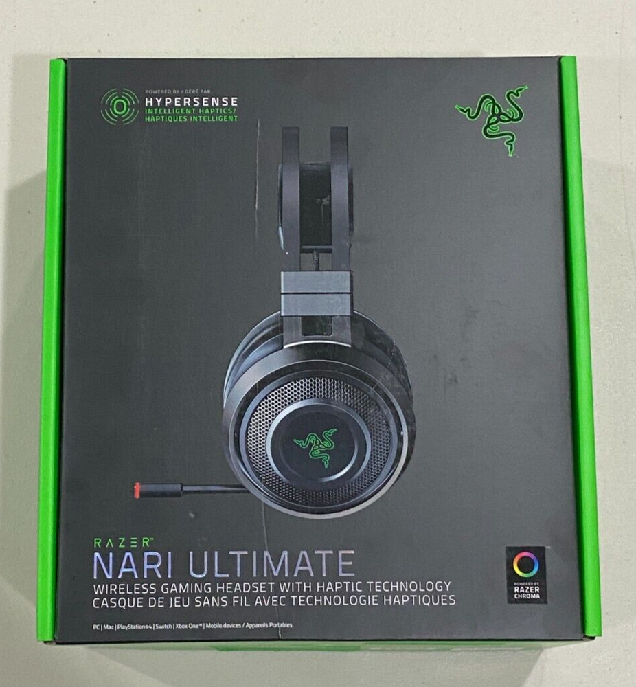 Headset Razer Nari Ultimate Wireless Gaming Headset RC30-026701 READ