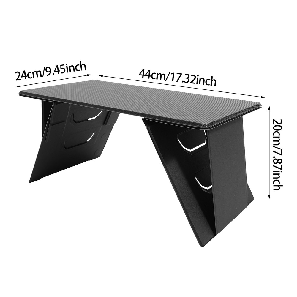 Foldable Laptop Table Tablet Desk Stand Bed Sofa Tray Adjustable 44*24*20 Cm