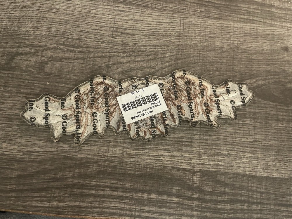 V-Twin Engine Wings Feathers Motorcycle Biker Embroidered Patch