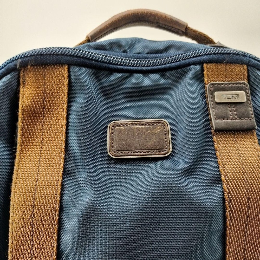 Tumi ALPHA BRAVO Navy Backpack Rucksack Used 22202