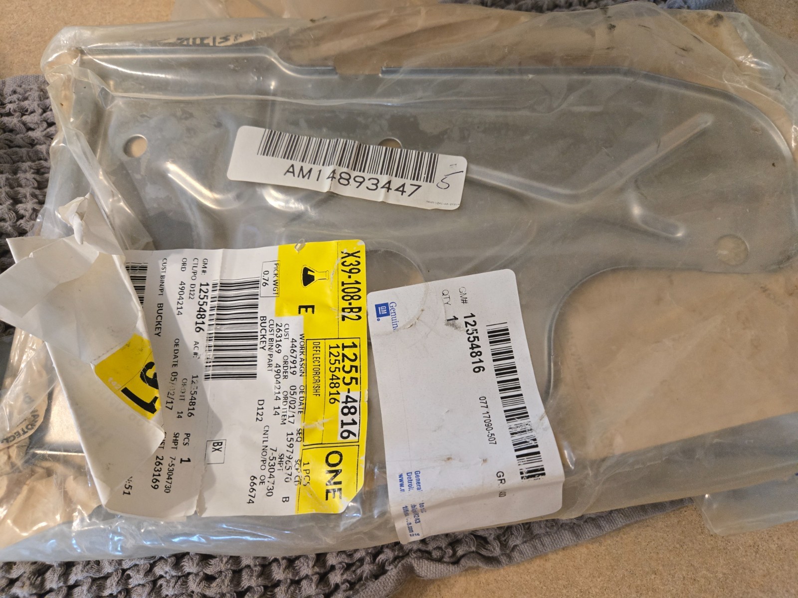 NOS Chevrolet SBC Windage Tray and EQ Main Stud Kit (5 PCS)