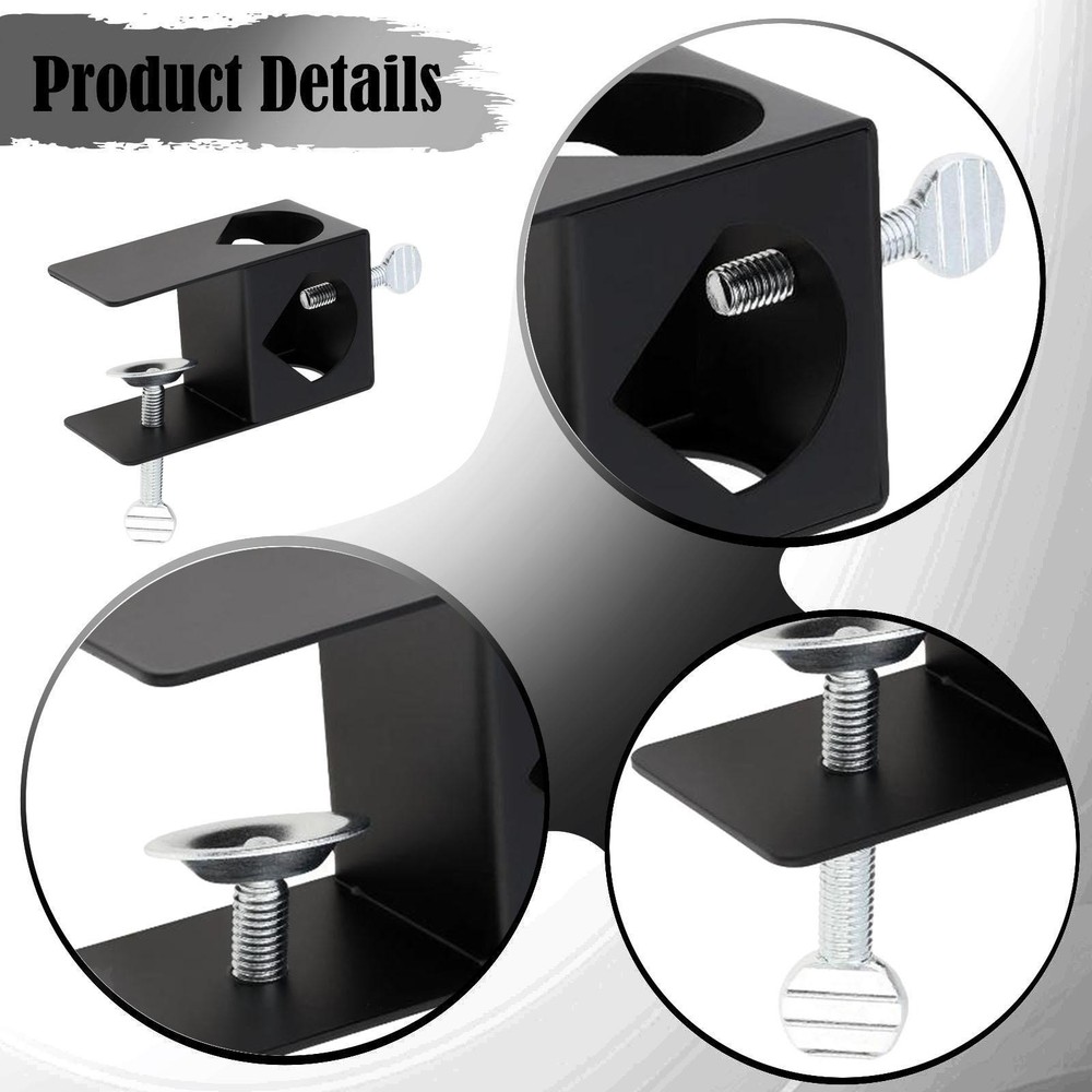 Deck Clamp for Torches Torch Mounting Bracket Iron Sturdy Deck Mount Clamp