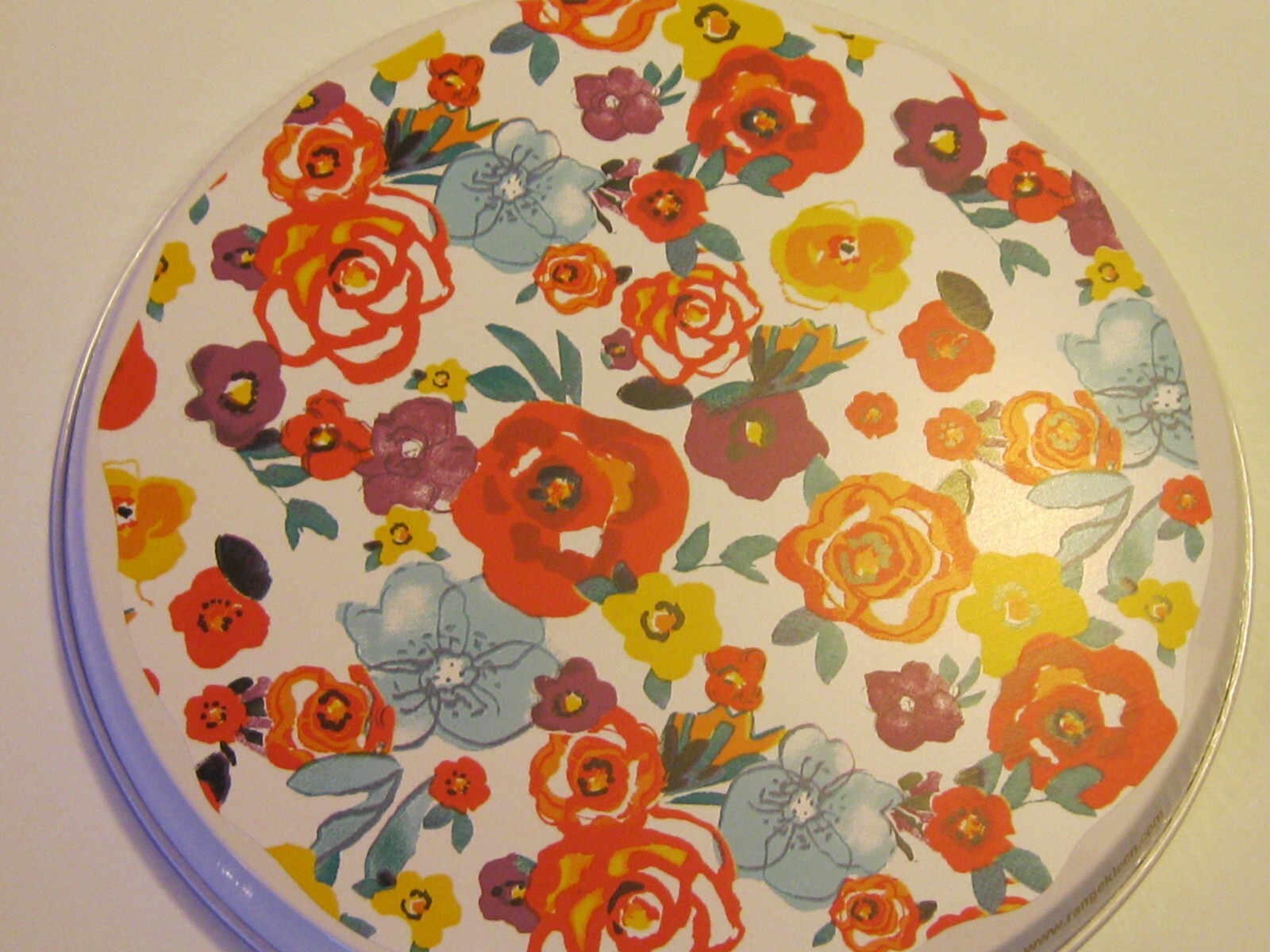 NEW HANDCRAFTED PIONEER WOMAN FLEA MARKET FLORAL LAMINATED STOVE BURNER COVERS