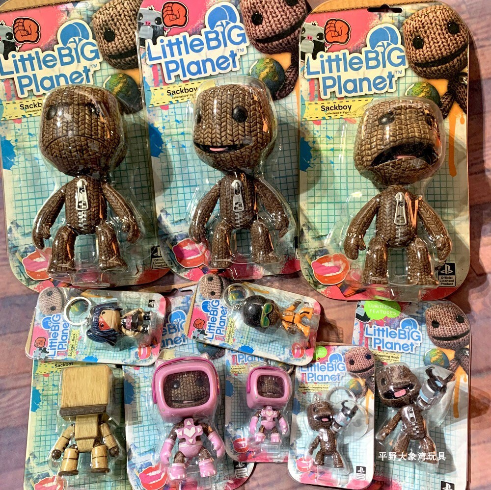LittleBigPlanet 15 Styles Sackboy Joints Action Figurines Keychain Charms