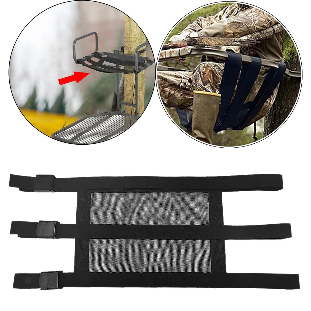 Universal Tree Stand Seat Replacement, Mesh Seat Durable Adjustable Buckle