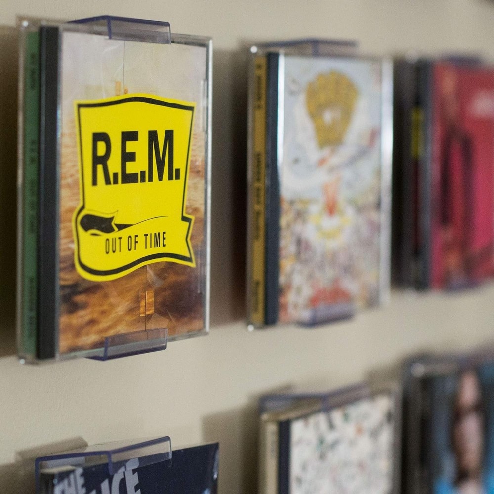 Adjustable Clear CD Mount - Invisible Wall Shelf & Holder for Elegant Displays