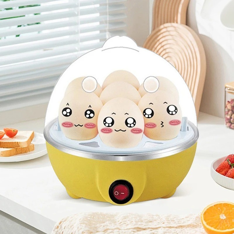 Automatic Egg Cooker, 7 Eggs Steamed & Boiled Egg Machine for Breakfast