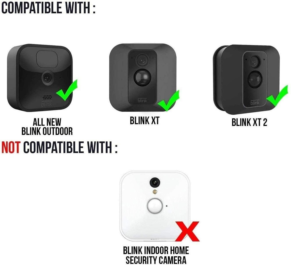 Gutter Mount for Blink Outdoor XT XT2 Camera, Universal Weatherproof (1 Pack)