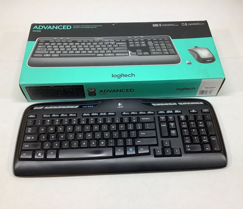 Logitech MK520 Wireless Keyboard Only – No Mouse Included
