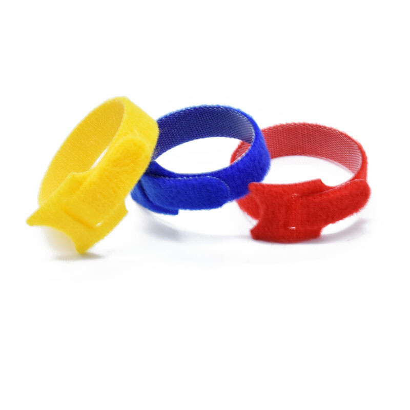 Hook And Loop Cable Ties Straps Strapping Reusable Width 12mm Various Colours