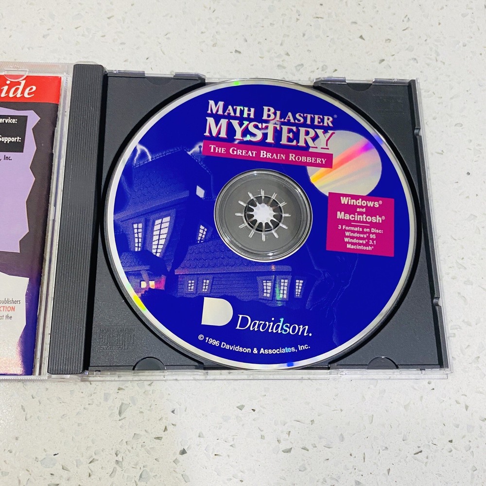 Pre- Algebra Word Problems and Logical Thinking Skills by Davidson CD-ROM 1994
