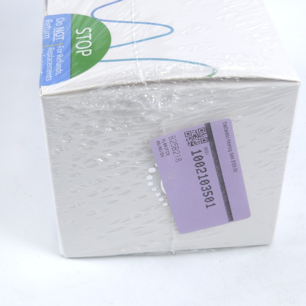 EarCentric EasyCharge Rechargeable Hearing Aids (Pair) Silver - New Sealed