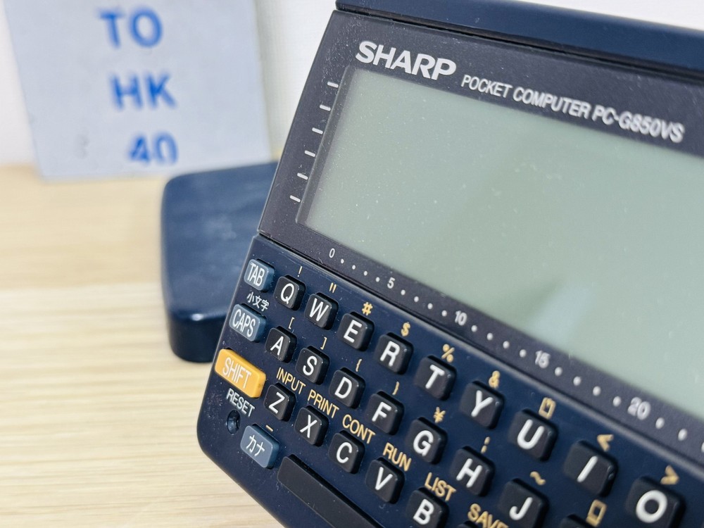 SHARP PC-G850VS Pocket Computer BASIC Tested Working See Description