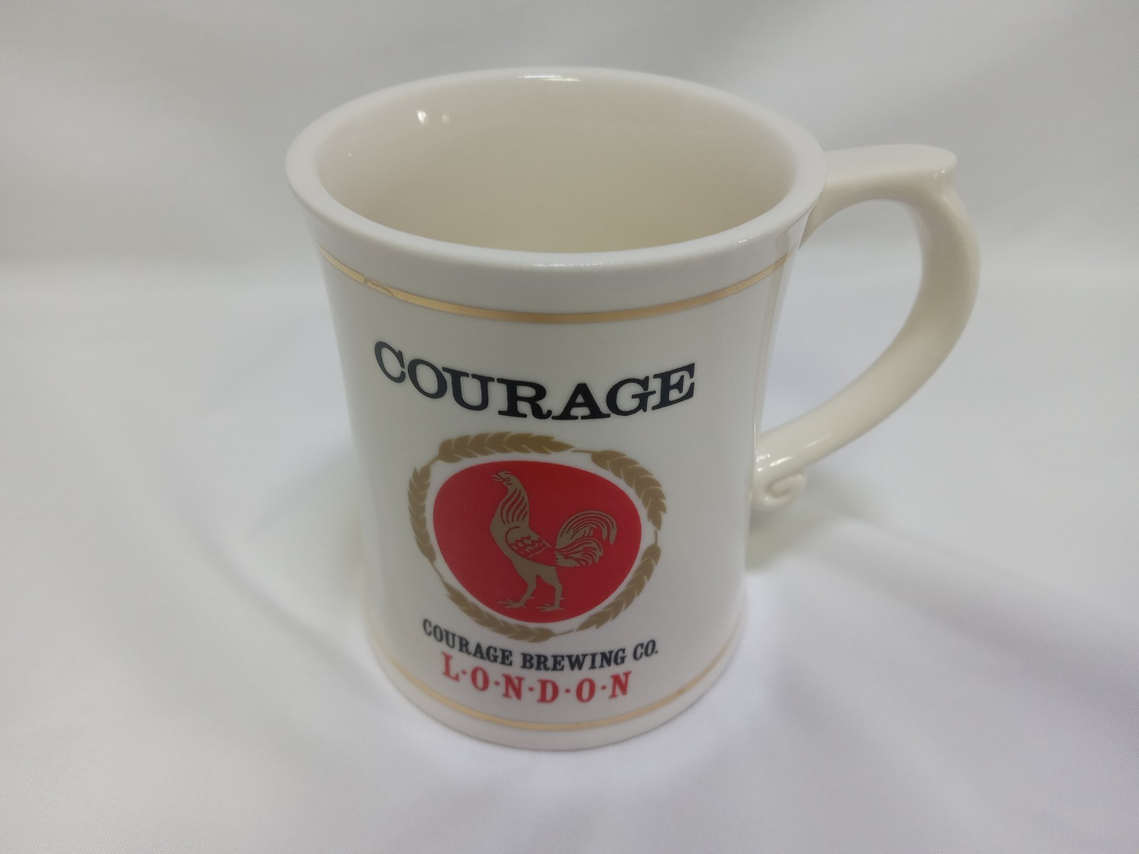 Courage Ale Brewing Mini Beer Mug Collectible Limited Edition Franklin Porcelain