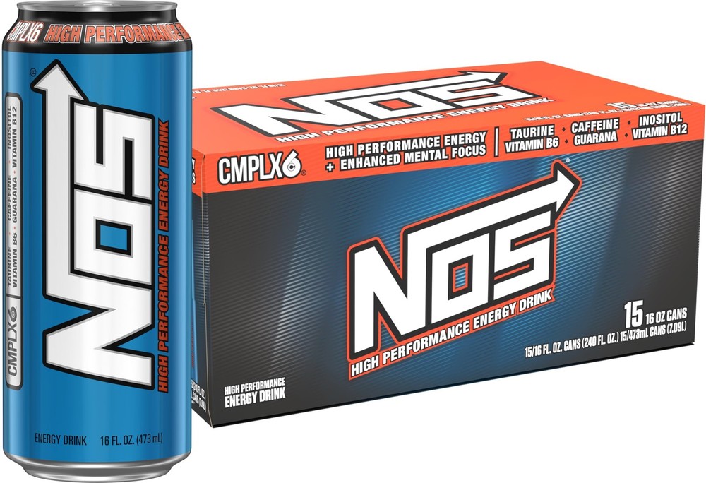 NOS Original High Performance Energy Drink. 16 Fl oz