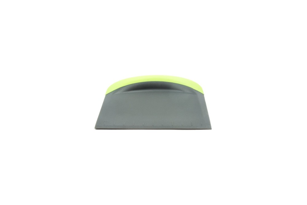Dough and Bowl Scraper, 4.75" Flat Edge Bench Scraper, Green