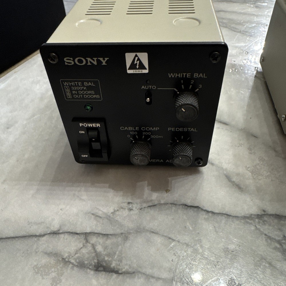 SONY Camera Adaptor & Adaptor Cam-D1 DXD-102 & DXC 101 Cameras Untested