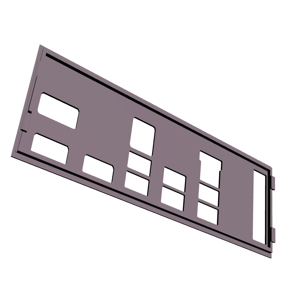 Asus B760m-A CSM I/O Shield, 3D Printed, IO Backplate