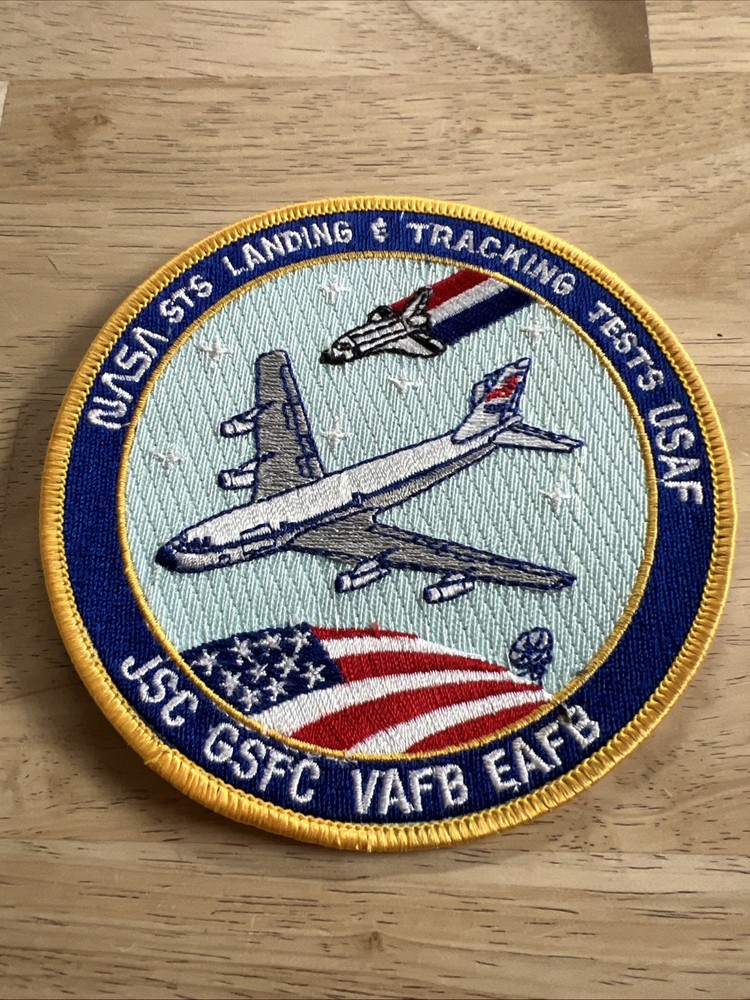 NASA STS LANDING & TRACKING TESTS USAF JSC GSFC VAFB EAFB PATCH SPACE SHUTTLE