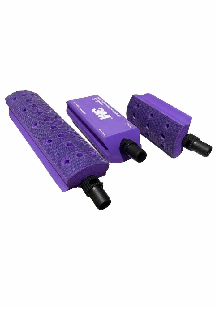 3M 35833. Hookit Dust Extraction Flexible Radius Sanding Block Kit. 3 Blocks