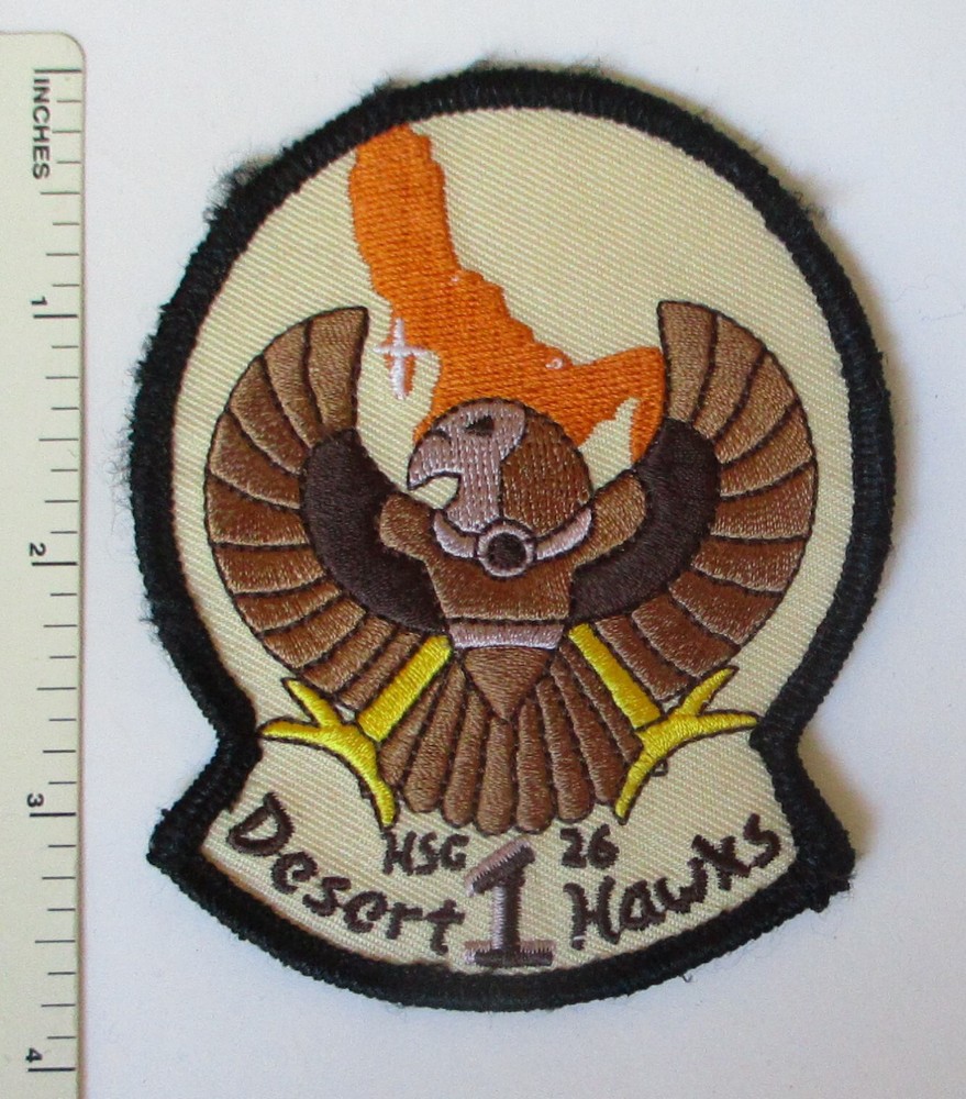 US NAVY HSC-26 Det 1 DESERT HAWKS PATCH